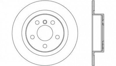 OPEN PARTS bdr276210 -  Тормозной диск